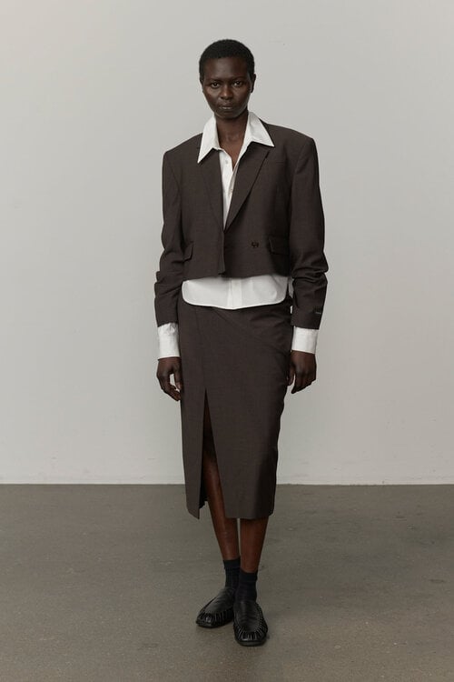 Herskind Pascale korte blazer bruin
