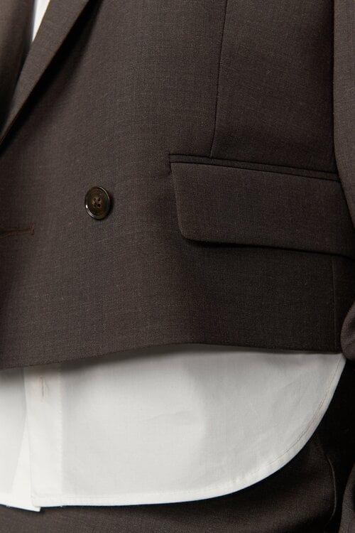 Herskind Pascale korte blazer bruin