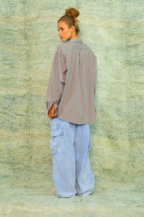 Sea Me Happy Blouse bruin
