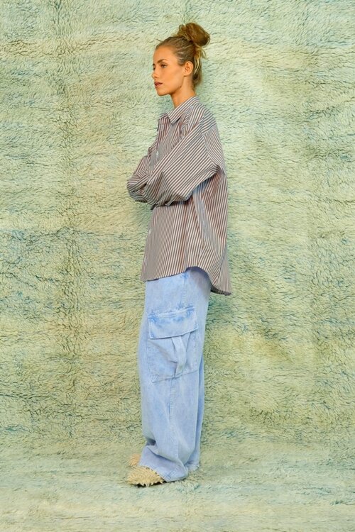 Sea Me Happy Blouse bruin