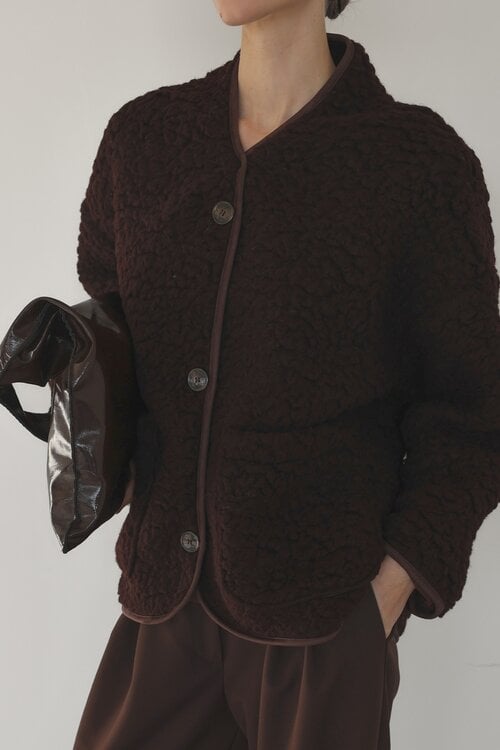 Club L'avenir Una Jacket Aubergine
