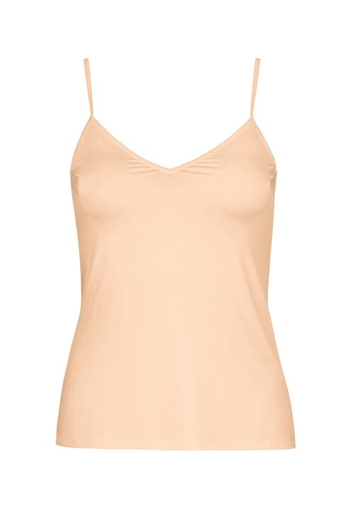 Hanro Natural Satin de Luxe spaghetti top