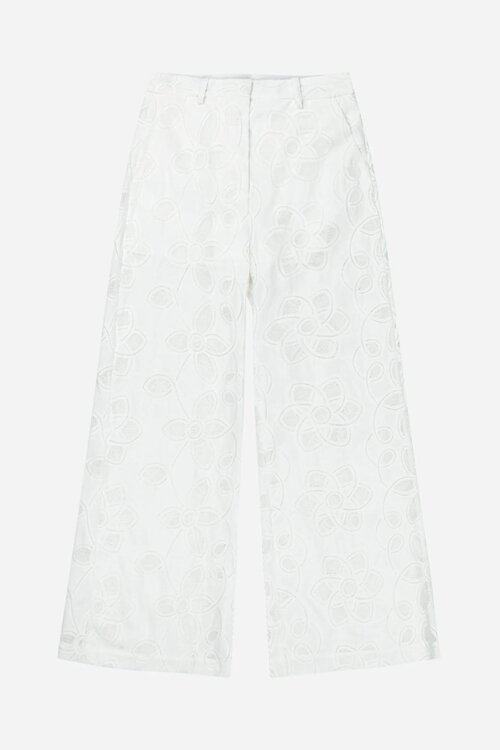 Munthe Wit Opengewerkte Broek