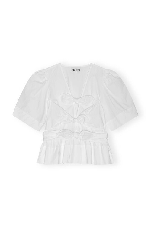 Ganni Witte blouse