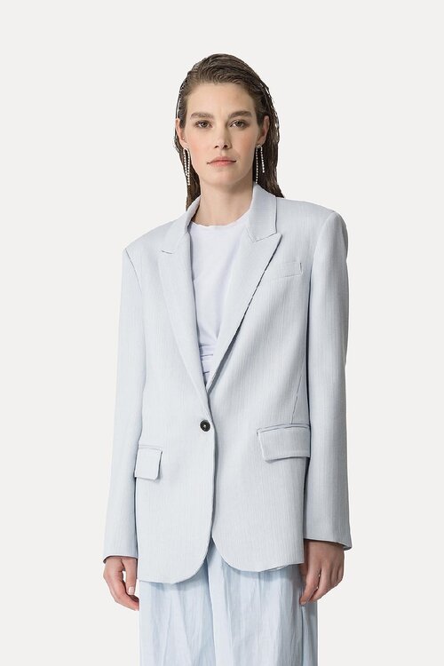 Forte_Forte Grijze Blazer