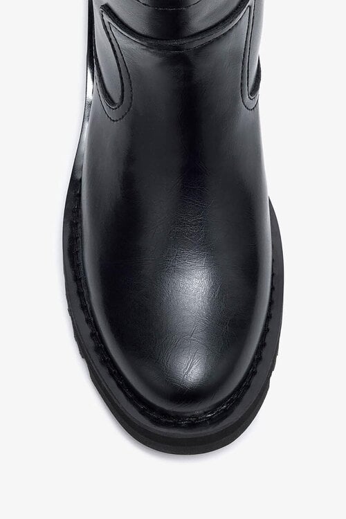 Ganni Black Studs Low Boot