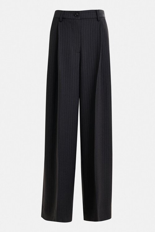 Essentiel Antwerp Anthraciet Wide Leg Pantalon