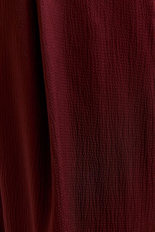 Essentiel Antwerp Bordeaux Wide Leg Pantalon