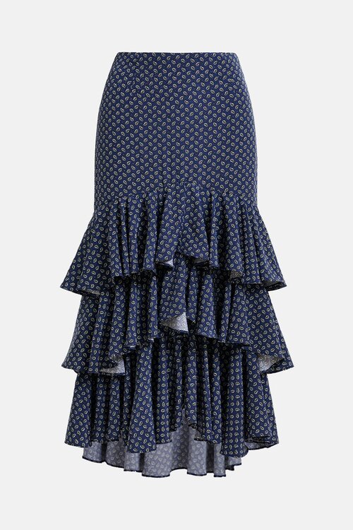 Essentiel Antwerp Diverse kleuren Tiered Ruffle Rok