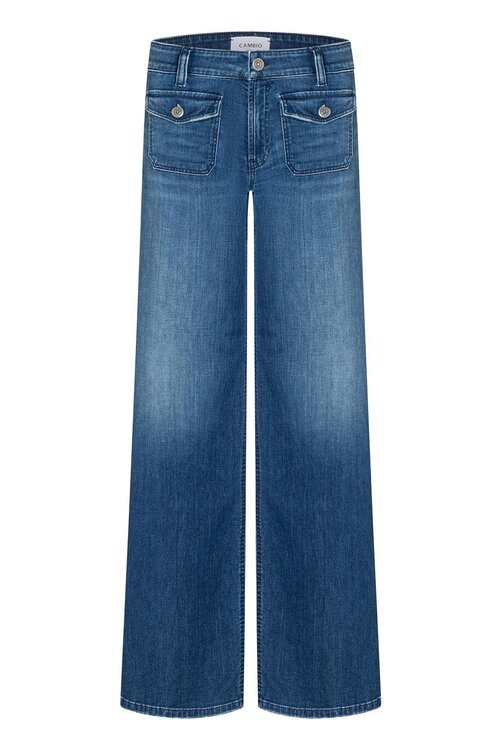 Cambio Blauw Aimee Patched Pocket