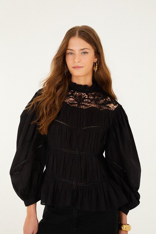 Farm Rio Zwart Blouse