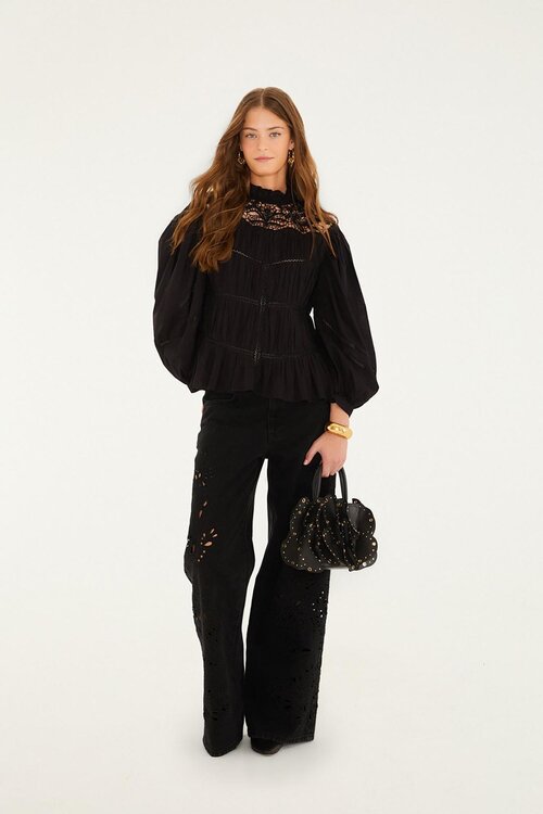 Farm Rio Zwart Blouse