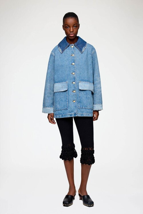 Ganni Indigo Denim Jacket