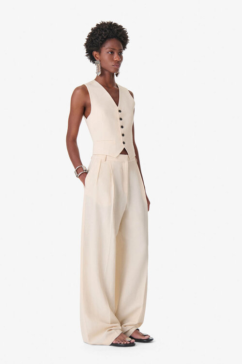 IRO Creme Gilet