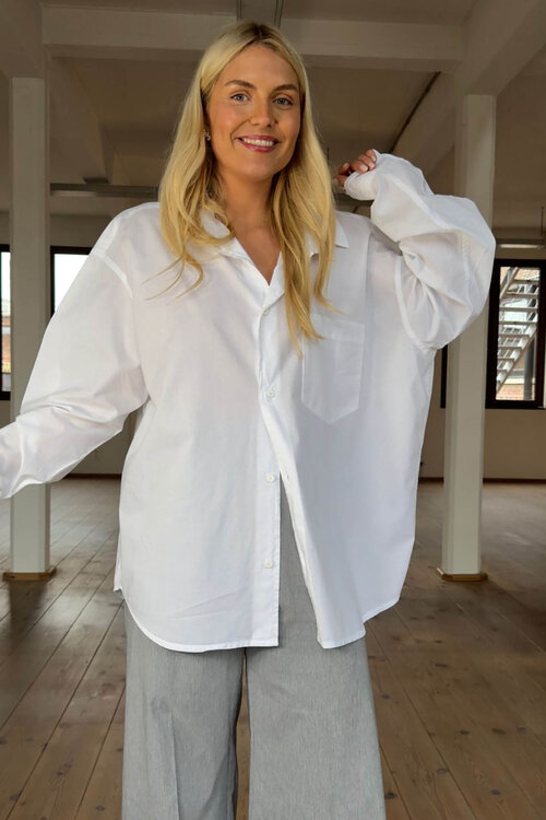 Sea Me Happy White Blouse