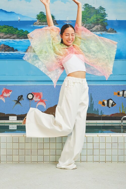 Sea Me Happy White Jeans