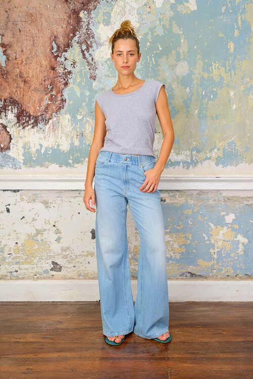 Sea Me Happy Light Blue Jeans