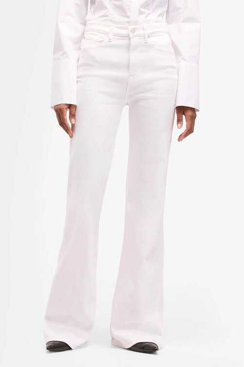 7 For All Mankind White Modern Dojo Soleil