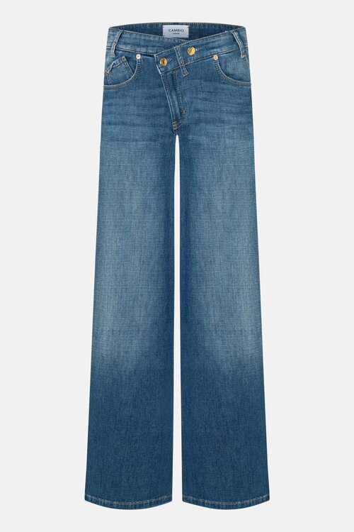 Cambio Indigo Baggy Wide leg Jeans