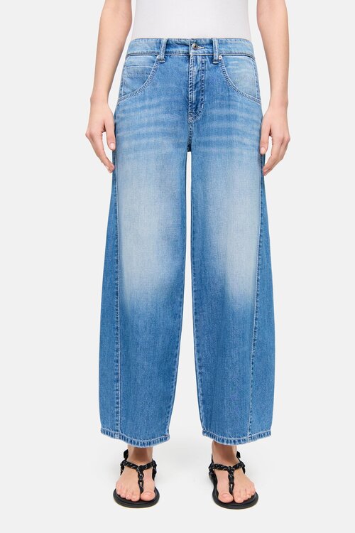 Cambio Blauwe Orla Wide Leg Jeans