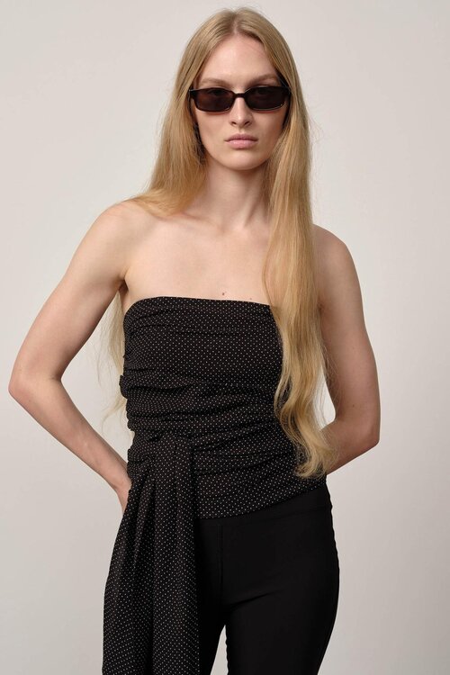 Herskind Polkadot Molly Strapless top