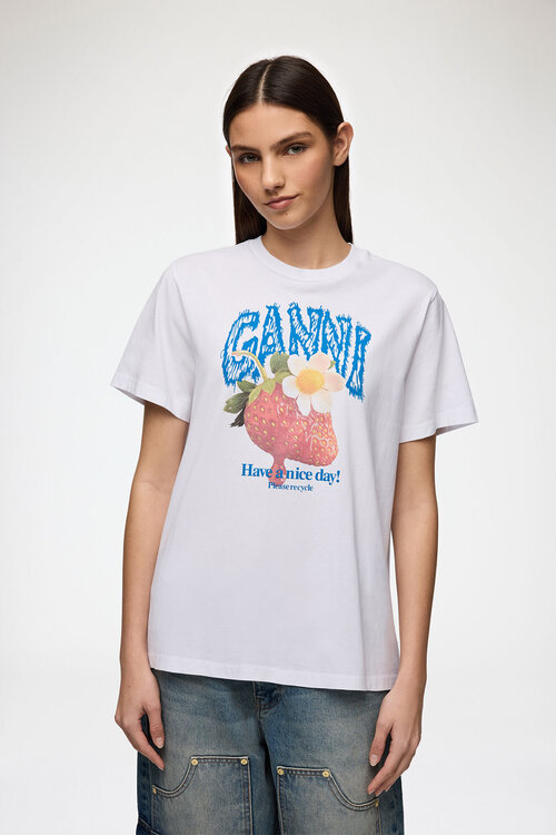 Ganni Wit T-shirt