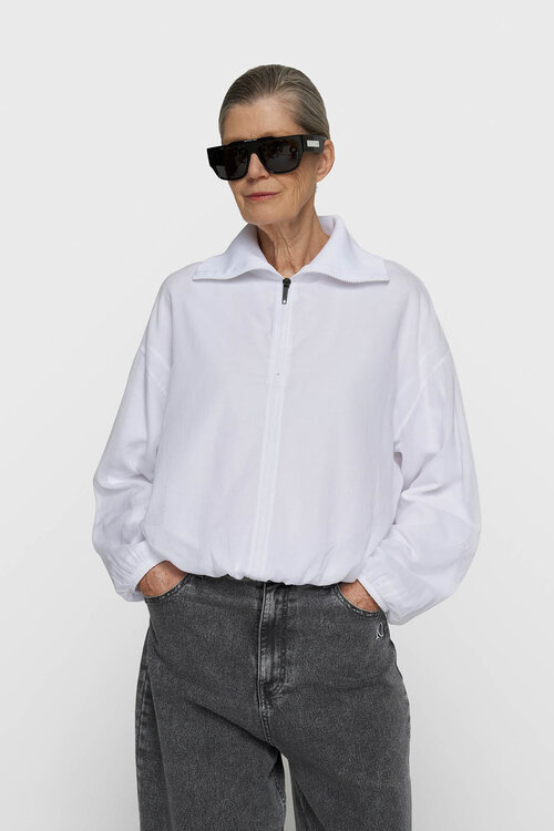 10Days half zip balloon top wit