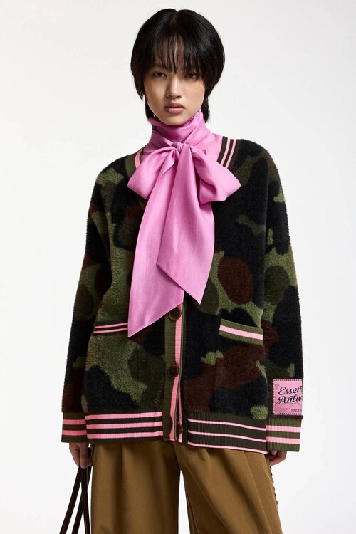 Essentiel Antwerp Vest camouflage Kaki