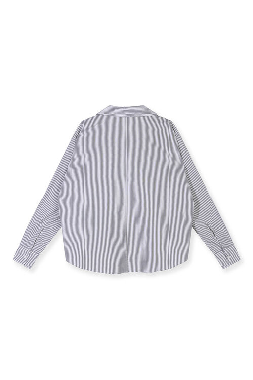 10Days shirt stripes wit/blauw