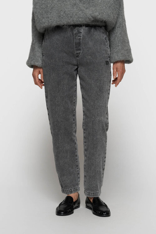 10Days easy pants jog denim grijs