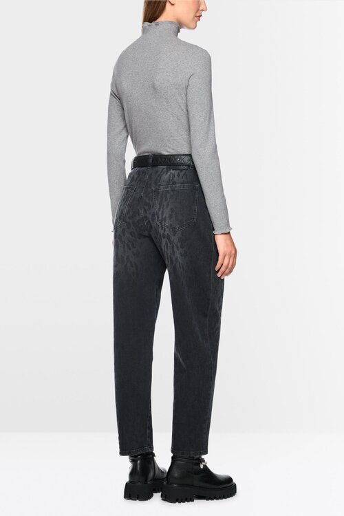 Marc Cain T shirt met turtle neck grijs