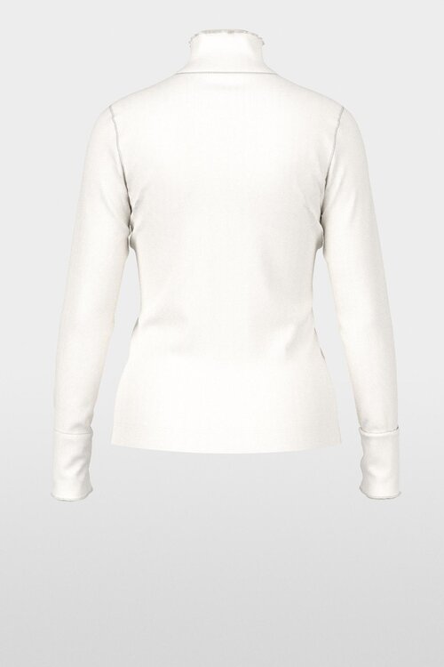 Marc Cain T-shirt met turtle neck ecru