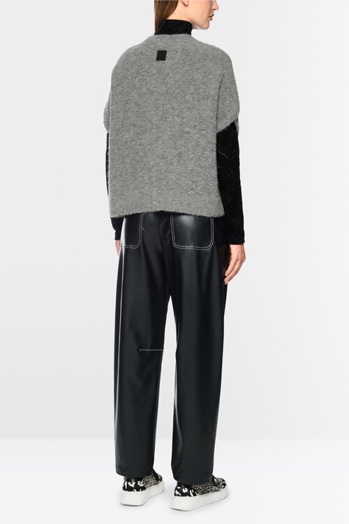 Marc Cain Gilet gebreid grijs