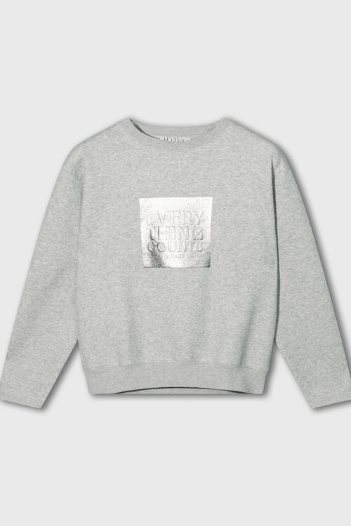 10Days petite statement sweater grijs