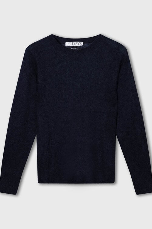 10Days slim thin knit sweater night