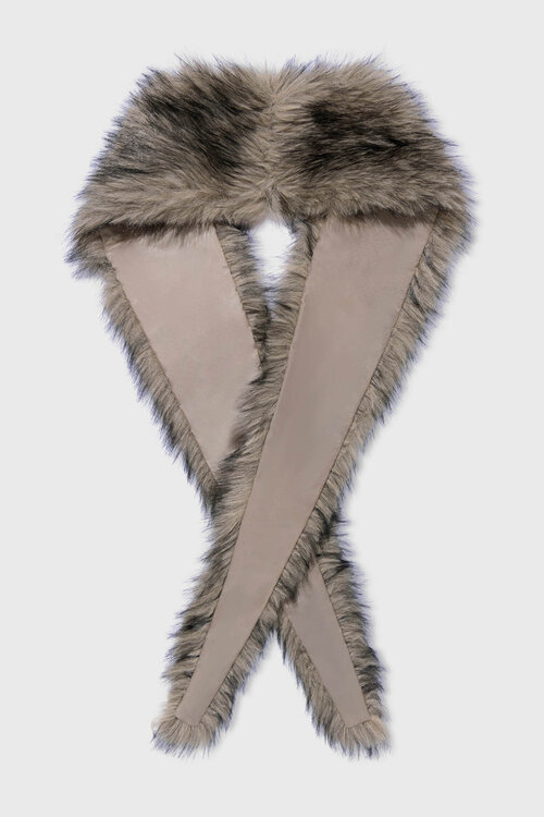 10Days two tone fluffy scarf