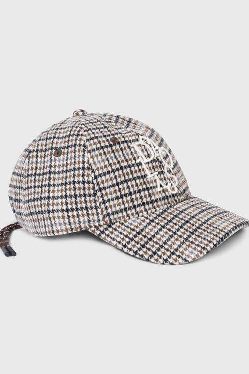 10Days wool blend check cap