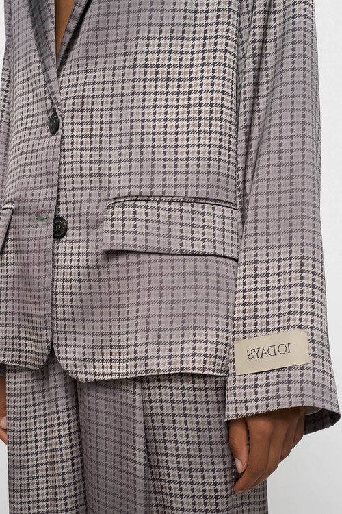 10Days fluid blazer check