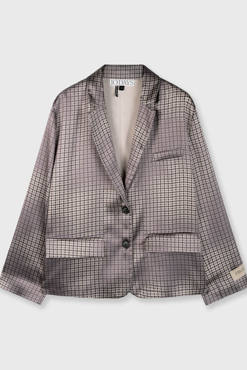 10Days fluid blazer check