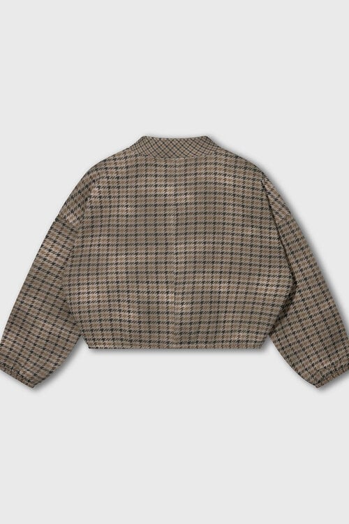 10Days check cardigan reversible