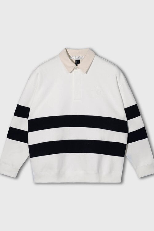 10Days statement rugby sweater stripe