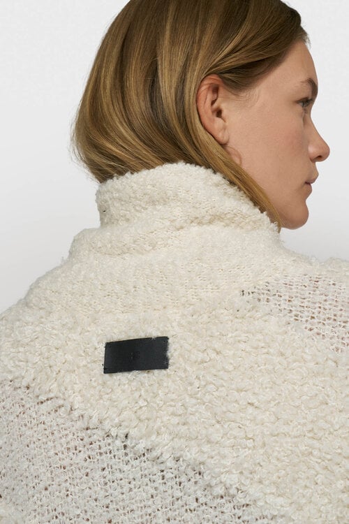10Days loop knit sweater ecru