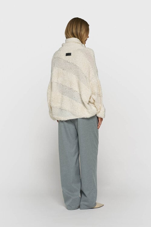 10Days loop knit sweater ecru