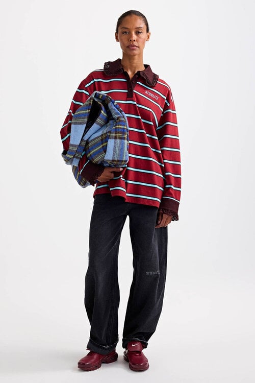 Stieglitz Teresa barrel jeans Black