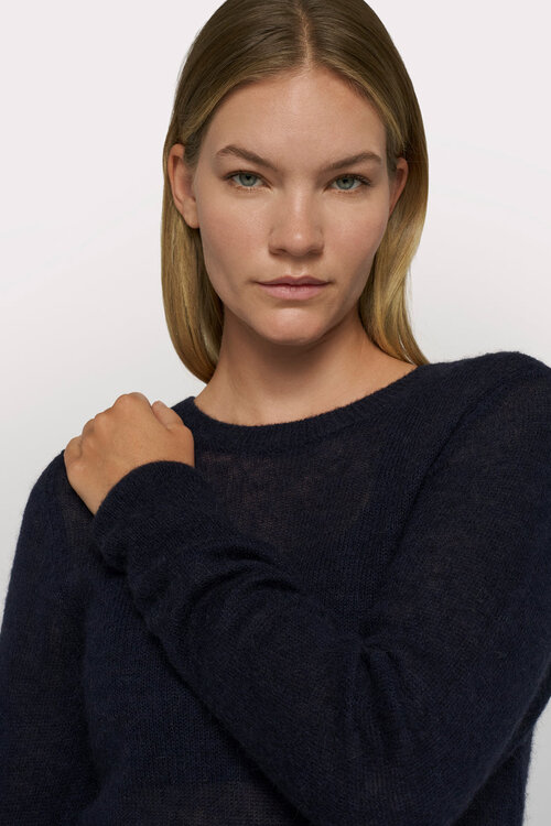 10Days slim thin knit sweater night