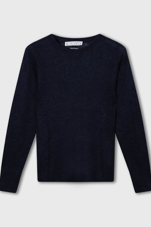 10Days slim thin knit sweater night