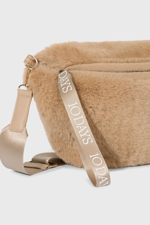 10Days fluffy fanny pack grey mango