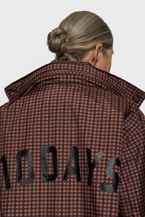 10Days the wetlook coat bruin