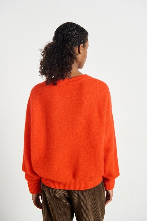 American Vintage Orange Gebreidel Trui