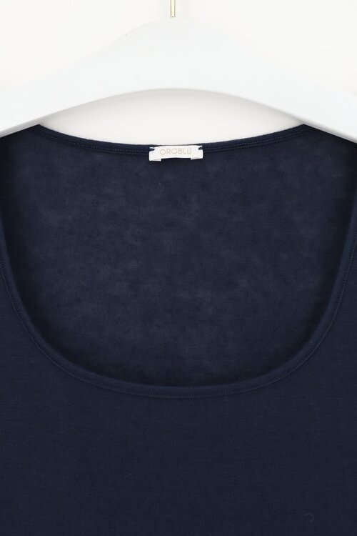 Oroblu Navy Perfect Line Cashmere Top